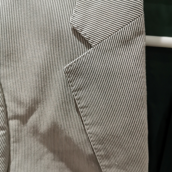 Club Monaco grant fit fine striped jacket blazer - Picture 9 of 9